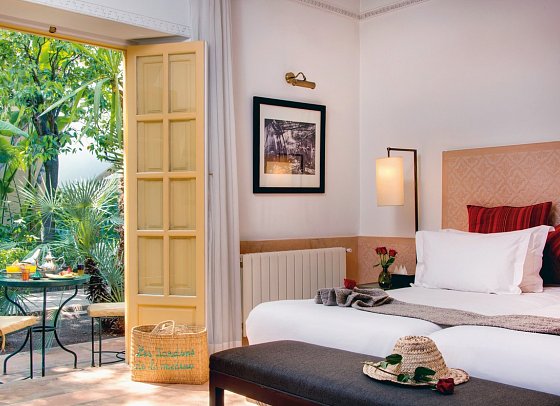 Les Jardins de la Medina - Wohnbeispiel Superior Zimmer Cote Jardin (Zimmercodierung DS2)