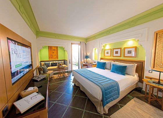 Jaal Riad Resort Marrakech - Wohnbeispiel Doppelzimmer Deluxe Gartenblick (Zimmercodierung DDG)