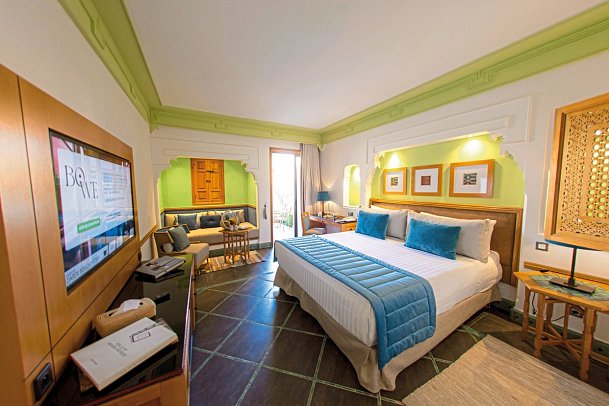 Jaal Riad Resort Marrakech - Wohnbeispiel Doppelzimmer Deluxe Gartenblick (Zimmercodierung DDG)