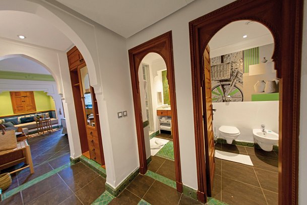 Jaal Riad Resort Marrakech - Wohnbeispiel Doppelzimmer Deluxe (Zimmercodierungen DDG, DDP & DD1)