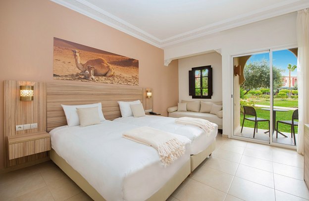 Iberostar Waves Club Palmeraie Marrakech - Wohnbeispiel Doppelzimmer Garten (Zimmercodierungen D3G & D5G)