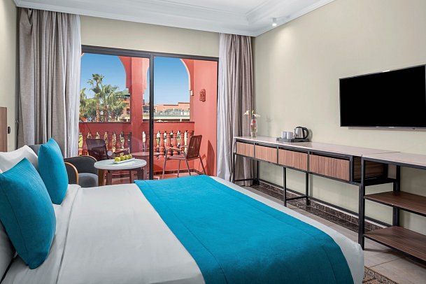 Pickalbatros Aqua Fun Club Marrakesch - Wohnbeispiel Doppelzimmer Poolblick (Zimmercodierung DBP.DCP)