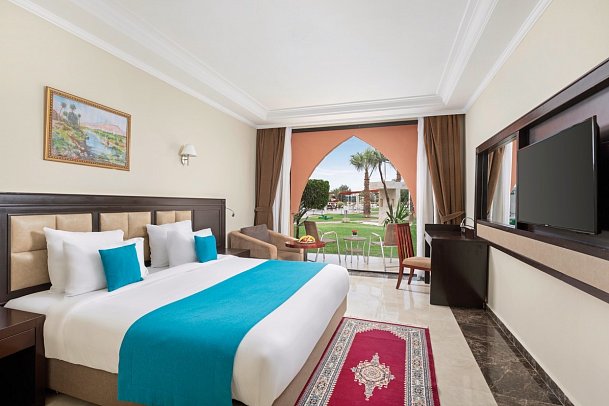 Pickalbatros Aqua Fun Club Marrakesch - Wohnbeispiel Doppelzimmer Gartenblick (Zimmercodierungen DB1, DC1 & DP1)