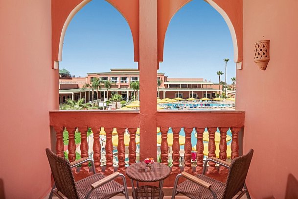 Pickalbatros Aqua Fun Club Marrakesch - Wohnbeispiel Poolblick (Zimmercodierungen FVP, DBP & DCP)