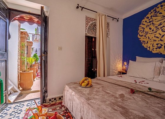 Riad Safran et Cannelle & Spa - Wohnbeispiel Doppelzimmer Standard (Zimmercodierungen DG1, DG2, DG3 & DG6)