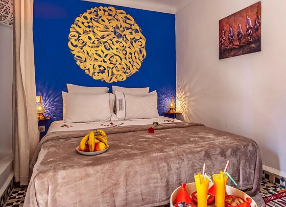 Riad Safran et Cannelle & Spa - Wohnbeispiel Doppelzimmer Superior (Zimmercodierungen DS1 & DS2)