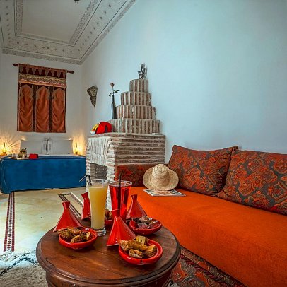 Riad Safran et Cannelle & Spa - Wohnbeispiel Juniorsuite (Zimmercodierungen JB1, JB2, JB3 & JB4)