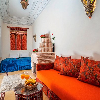 Riad Safran et Cannelle & Spa - Wohnbeispiel Juniorsuite (Zimmercodierungen JB1, JB2, JB3 & JB4)
