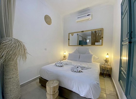 Riad 7 Saints - Wohnbeispiel Dreibettzimmer Dar Khalti (Zimmercodierung TB1)