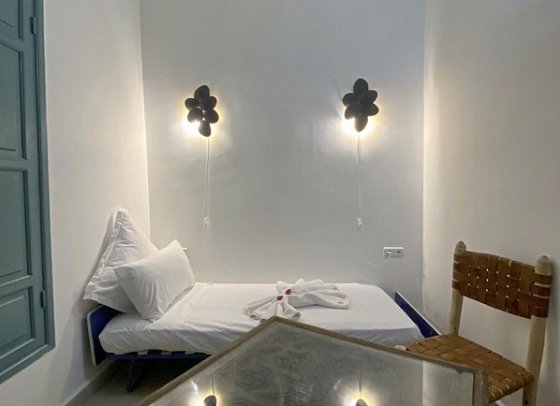 Riad 7 Saints - Wohnbeispiel Dreibettzimmer Dar Khalti (Zimmercodierung TB1)