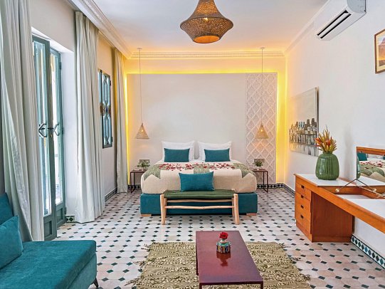 Riad Kech One & Spa - Wohnbeispiel Juniorsuite (Zimmercodierung JB1)
