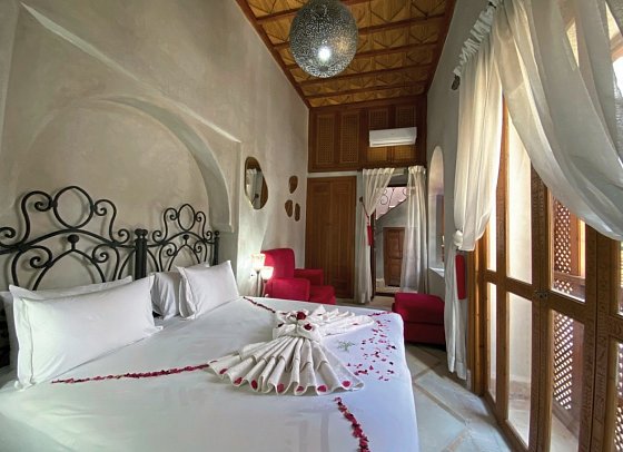 Riad Bab Yacout - Wohnbeispiel Doppelzimmer Deluxe (Zimmercodierung DD1)