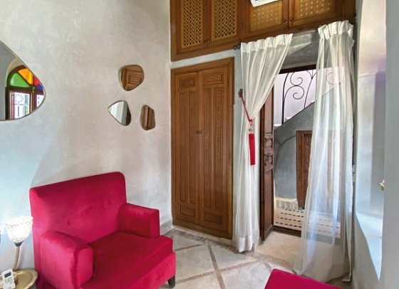 Riad Bab Yacout - Wohnbeispiel Doppelzimmer Deluxe (Zimmercodierung DD1)
