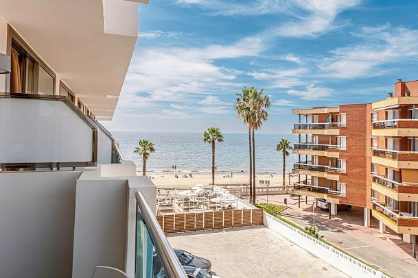 Best Marítim - Blickbeispiel Doppelzimmer seitl. Meerblick (Zimmercodierung DBN)