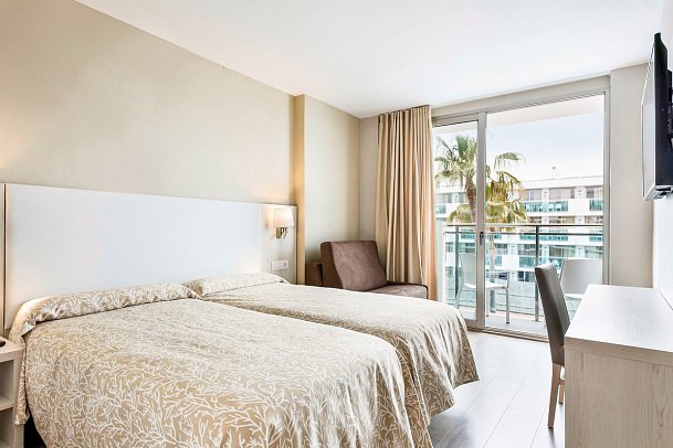 Best Marítim - Wohnbeispiel Doppelzimmer seitl. Meerblick (Zimmercodierung DBN)