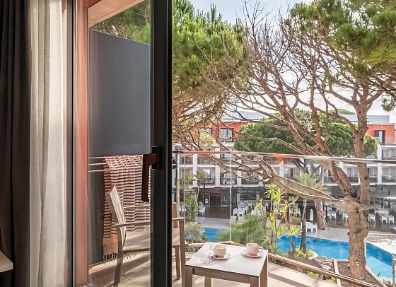 Estival Centurión - Blickbeispiel Juniorsuite Poolblick oder Meerblick (Zimmercodierung JBP)