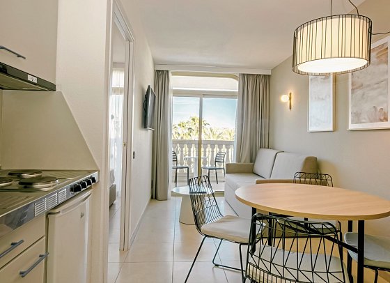 Ponient Dorada Palace by PortAventura World - Wohnbeispiel Appartement 1 Schlafzimmer (Zimmercodierungen AB1 & AB2)