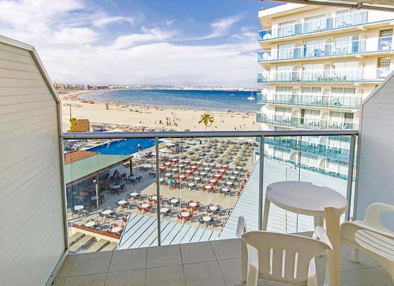 Golden Donaire Beach - Balkonbeispiel Doppelzimmer (Zimmercodierung DB1)