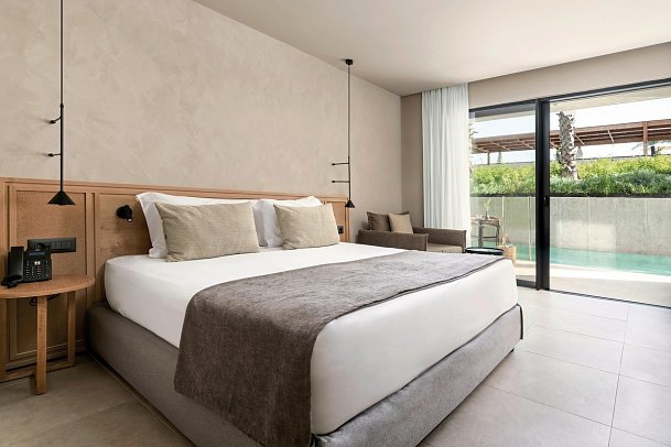 Helea Lifestyle Beach Resort - Wohnbeispiel Doppelzimmer Deluxe Swim-Up (Zimmercodierung DDQ)