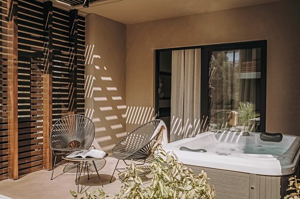 Cook's Club Ialysos Rhodes - Wohnbeispiel Suite Gartenblick (Zimmercodierung WBG)