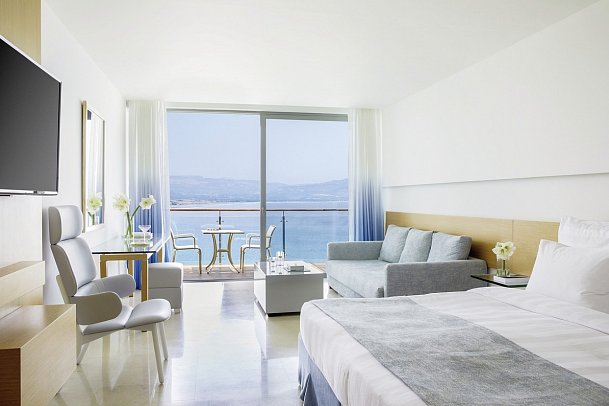 Lindos Blu - Wohnbeispiel Juniorsuite Meerblick (Zimmercodierung JBM)