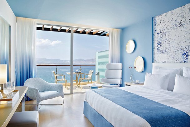 Lindos Blu - Wohnbeispiel Doppelzimmer Meerblick (Zimmercodierung DBM)