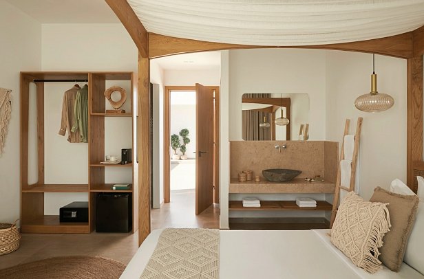 Absolute Kiotari Resort - Wohnbeispiel Doppelzimmer Superior Privatpool (Zimmercodierung DS2)