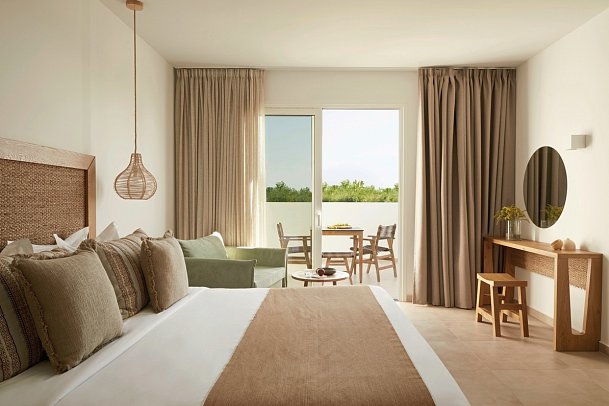 Absolute Kiotari Resort - Wohnbeispiel Doppelzimmer Superior Gartenblick (Zimmercodierung DSG)