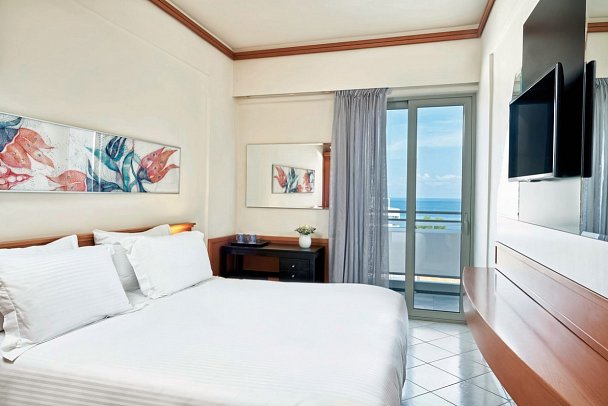 Aquamare City Beach - Wohnbeispiel Doppelzimmer Superior seitl. Meerblick (Zimmercodierung DSN)