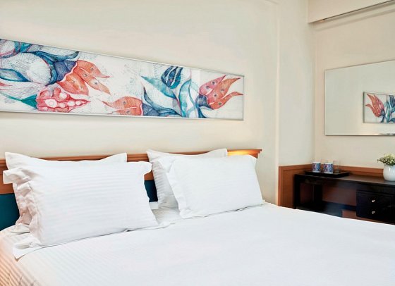 Aquamare City Beach - Wohnbeispiel Doppelzimmer (Zimmercodierung D1P)