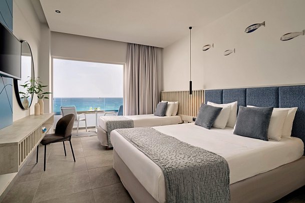 Blue Sea Beach Resort - Wohnbeispiel Doppelzimmer Meerblick (Zimmercodierung DBM)