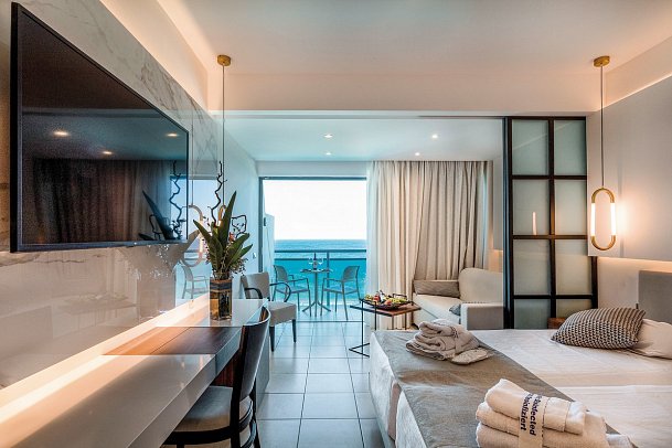 Calypso Beach - Wohnbeispiel Doppelzimmer Deluxe Meerblick (Zimmercodierung DDM)