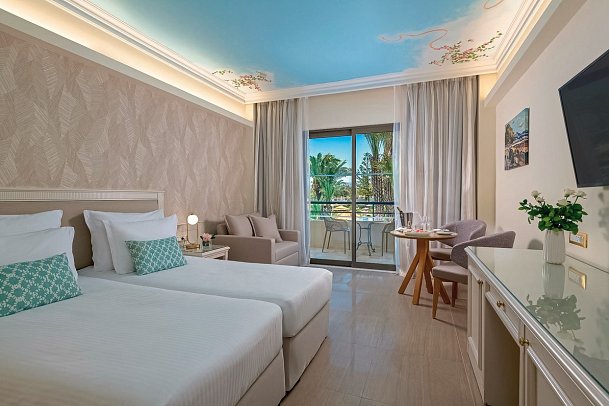 Atrium Palace Thalasso Spa Resort & Villas - Wohnbeispiel Doppelzimmer Gartenblick (Zimmercodierung D1G)