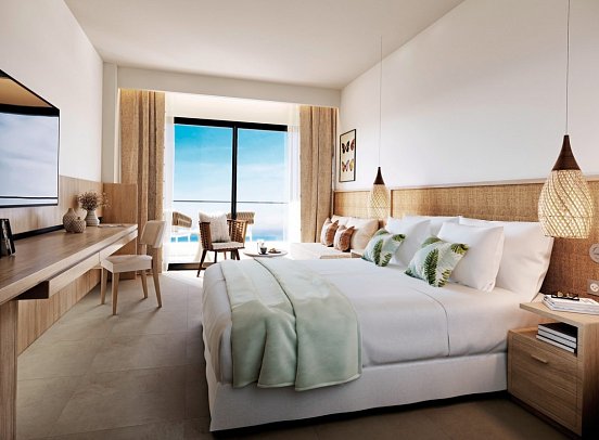 Electra Palace - Wohnbeispiel Doppelzimmer Superior Meeresfront (Zimmercodierung DSO)