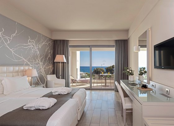 Princess Andriana Resort & Spa - Wohnbeispiel Doppelzimmer Deluxe Meerblick (Zimmercodierung DDM)