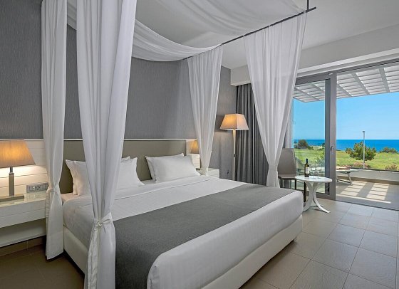 Princess Andriana Resort & Spa - Wohnbeispiel Juniorsuite Meerblick (Zimmercodierung J1M)
