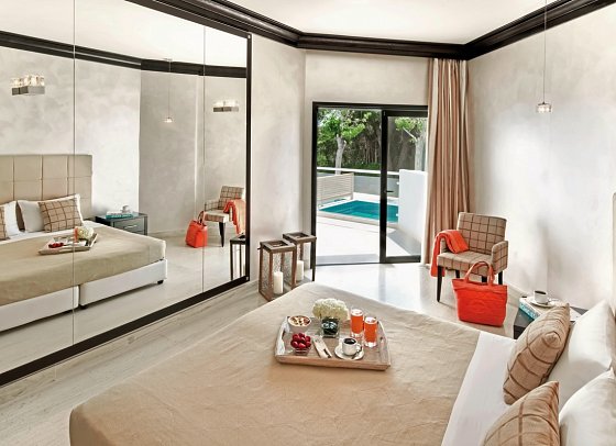 Mitsis Faliraki - Doppelzimmer Privatpool (Zimmercodierung DBR)