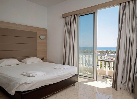 Gardenia - Wohnbeispiel Doppelzimmer Meerblick (Zimmercodierung D1M)