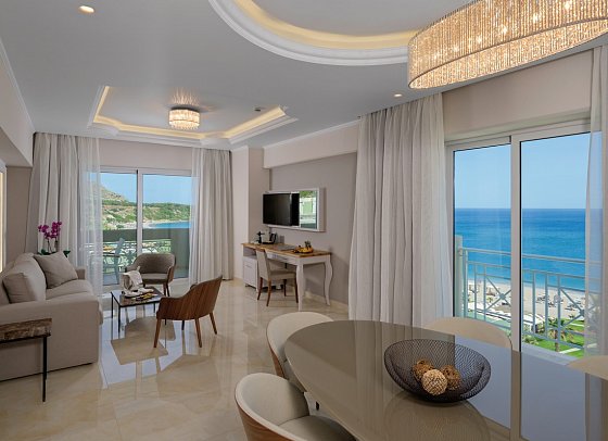 Rodos Palladium Leisure & Wellness - Wohnbeispiel Suite Meerblick (Zimmercodierung W1M)
