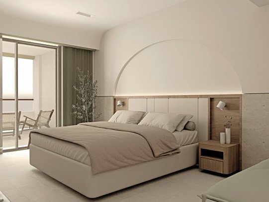 Lindos Princess Beach Resort & Spa - Modellbild Doppelzimmer Haupthaus (Zimmercodierung DBU)