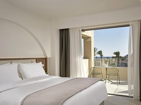 Lindos Princess Beach Resort & Spa - Wohnbeispiel Doppelzimmer Meerblick (Zimmercodierung DBM)