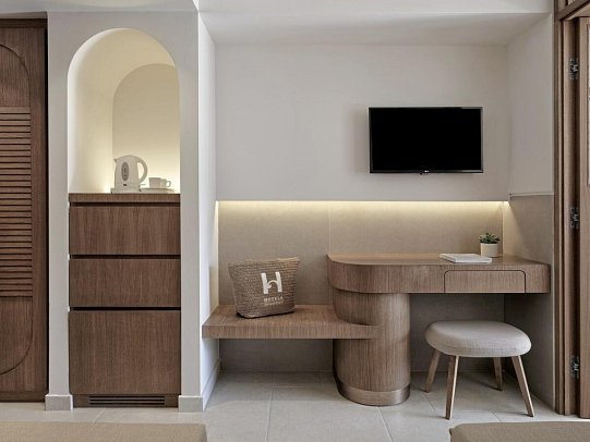 Lindos Princess Beach Resort & Spa - Wohnbeispiel Familienzimmer Meeresfront (Zimmercodierung FBO)