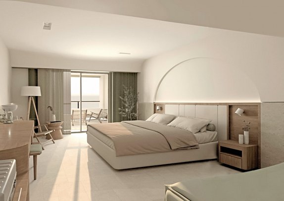 Lindos Princess Beach Resort & Spa - Modellbild Doppelzimmer Meerblick (Zimmercodierung DBM)