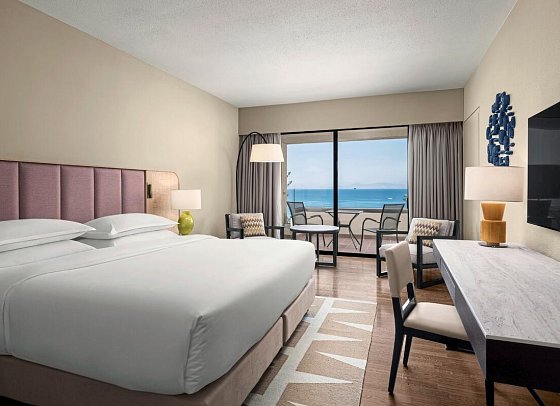 Sheraton Rhodes Resort - Wohnbeispiel Doppelzimmer Premium Meerblick (Zimmercodierung DMM)