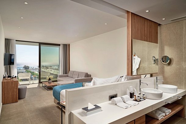 Gennadi Grand Resort - Wohnbeispiel Juniorsuite Meerblick (Zimmercodierung JBM)