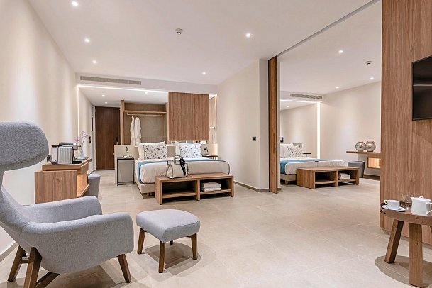 Gennadi Grand Resort - Wohnbeispiel Suite Gartenblick Privatpool (Zimmercodierung W1G)