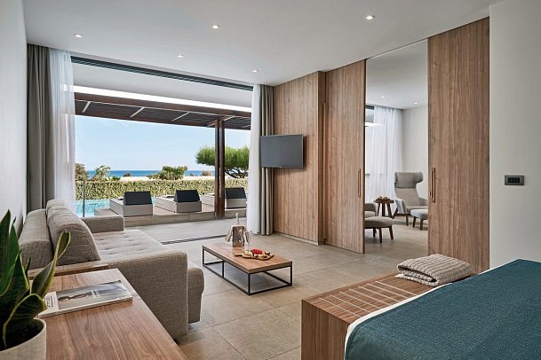 Gennadi Grand Resort - Wohnbeispiel Suite Gartenblick Privatpool (Zimmercodierung W1G)