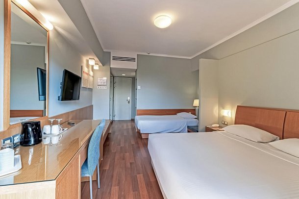 Esperides Beach Resort - Family Concept - Wohnbeispiel Doppelzimmer Gartenblick (Zimmercodierung D1G)