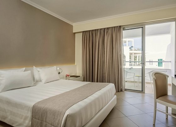 Lindos Village Resort & Spa - Wohnbeispiel Doppelzimmer Deluxe Gartenblick (Zimmercodierungen DDG & DD2)