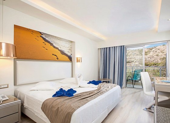 Pegasos Deluxe Beach Hotel - Wohnbeispiel Doppelzimmer Deluxe (Zimmercodierung DS1)